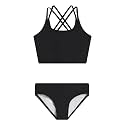 Kanu Surf Girls Waverly UPF 50 Beach Sport Criss-Cross Tankini