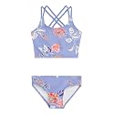 Kanu Surf Girls Waverly UPF 50 Beach Sport Criss-Cross Tankini