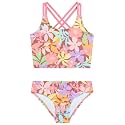 Kanu Surf Girls Waverly UPF 50 Beach Sport Criss-Cross Tankini