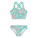 Kanu Surf Girls Waverly UPF 50 Beach Sport Criss-Cross Tankini