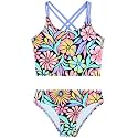 Kanu Surf Girls Waverly UPF 50 Beach Sport Criss-Cross Tankini