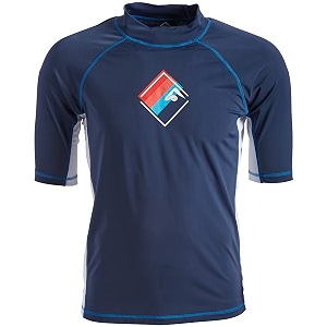 kanu surf men39s fiji upf 50 short sleeve sun protective rashguard swim shirt