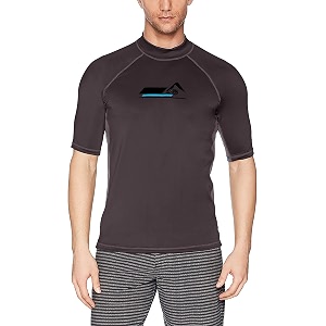 kanu surf men39s fiji upf 50 short sleeve sun protective rashguard swim shirt