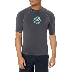 kanu surf men39s fiji upf 50 short sleeve sun protective rashguard swim shirt
