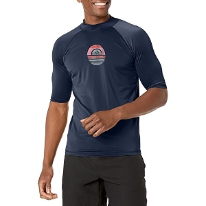 kanu surf men39s fiji upf 50 short sleeve sun protective rashguard swim shirt