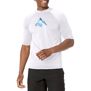 kanu surf men39s fiji upf 50 short sleeve sun protective rashguard swim shirt