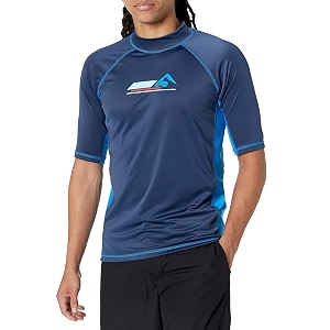kanu surf men39s fiji upf 50 short sleeve sun protective rashguard swim shirt