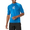 Kanu Surf Men's Fiji UPF 50+ Short Sleeve Sun Protective Rashguard Swim Shirt