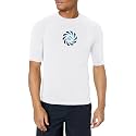 Kanu Surf Men's Fiji UPF 50+ Short Sleeve Sun Protective Rashguard Swim Shirt
