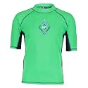 Kanu Surf Men's Fiji UPF 50+ Short Sleeve Sun Protective Rashguard Swim Shirt