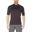 Kanu Surf Men's Fiji UPF 50+ Short Sleeve Sun Protective Rashguard Swim Shirt