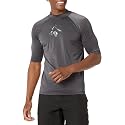 Kanu Surf Men's Fiji UPF 50+ Short Sleeve Sun Protective Rashguard Swim Shirt