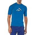 Kanu Surf Men's Fiji UPF 50+ Short Sleeve Sun Protective Rashguard Swim Shirt