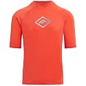 Kanu Surf Men's Fiji UPF 50+ Short Sleeve Sun Protective Rashguard Swim Shirt