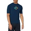 Kanu Surf Men's Fiji UPF 50+ Short Sleeve Sun Protective Rashguard Swim Shirt