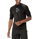 Kanu Surf Men's Fiji UPF 50+ Short Sleeve Sun Protective Rashguard Swim Shirt
