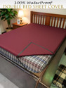 Kanushi Industries Double Size Elastic Strap Terry Cotton Stretchable, Waterproof Mattress Cover