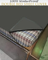 Kanushi Industries Double Size Elastic Strap Terry Cotton Stretchable, Waterproof Mattress Cover