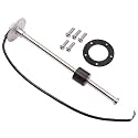 KAOLALI Fuel Gas Sender Stainless Steel Fuel Sending Unit Marine Boat Water Level Gauge Sensor 5 Hole fit Fuel &amp;Water Gauge 0~190ohm 240~33ohm (240-33ohm, 14"(350mm))