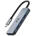 Kapa USB C Type HUB 4 in 1 Adapter, Aluminium Multi Port Dongle Type-C to USB 3.0 &amp; USB 2.0 for MacBook, DELL, Lenovo and Other Type C Phones &amp; Devices