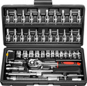 kapextradehub Multipurpose 46pcs 14-Inch Socket Set Tool
