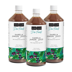 kapiva karela jamun juice 1l  natural juice made from fresh karela  jamun seeds