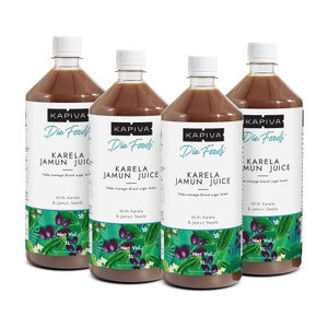 kapiva karela jamun juice 1l  natural juice made from fresh karela  jamun seeds