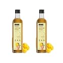 Kapiva Organic Apple Cider Vinegar with The Mother (in Glass Bottle) - Certified Organic - Synbiotic in Nature, 500ml - Pack of 2