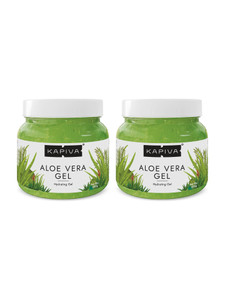kapiva pure aloe vera gel  for face  hair  hydrating moisturizing skin