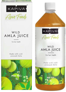 kapiva wild amla juice  for hair health  made with cold pressed amlas