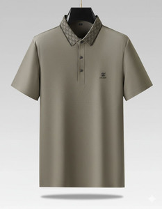 Kaps Choice Solid Men Polo Neck Dark