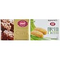 Karachi Bakery Chocolate Cashew Biscuits, 400g + Karachi Bakery Biscuits - Green Pista, 400g