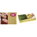 Karachi Bakery Chocolate Cashew Biscuits, 400g + Karachi Bakery Triple Delight Fruit Biscuit with Chocolate and Cashew, 600g