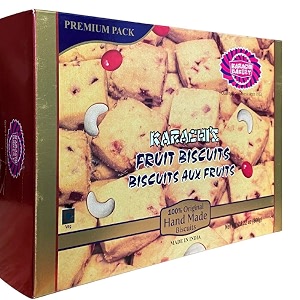 karachi bakery dry fruit biscuits 800gmcombo pack of 400gm x 2