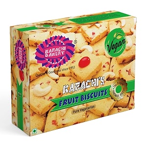 karachi bakery vegan fruit biscuit 400 g