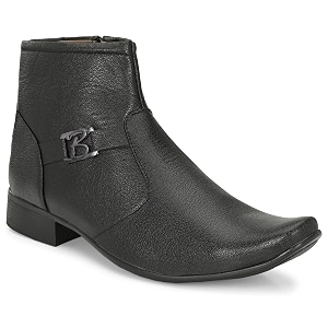 Karaddi mens Boots Mid Top Ankle Zipper