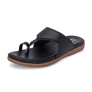Karaddi Womens Flats Heel Back Open