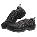 Karam FS62 Buff Black Leather Safety Shoes