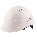 KARAM PN545 Safety Helmet for Men Industrial &amp; Construction Helmet | Slider Type Adjustment with Adjustable Chin Strap | Ventilation &amp; Side Slot for Attachment | EN Certified Hard Hat | Super White