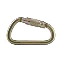 KARAM EN Certified Steel Triple Action Locking Karabiner | Heavy-Duty Safety Hook for Climbing & Fall Arrest Systems | Fall Protection & Safety Gear | PN114