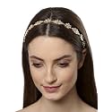 Karatcart Gold-Plated White Kundan-Studded Handcrafted Hairband