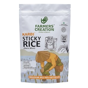 farmers creation karbi sticky rice 500 gm