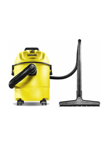 karcher wd1 classic kap wet  dry vacuum cleaner with anti-bacterial cleaning reusable dust bag