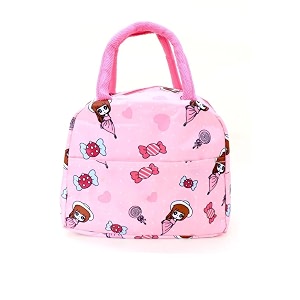 kardiff insulated lunch bag for kids women small lunch leakproof bag for office work school picnic beach office outdoor picnic bag pink lady