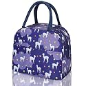 KARDIFF Insulated Lunch Bag for Kids, Women Small Lunch Leakproof Bag for Office, Work, School, Picnic Beach, Office, Outdoor Picnic Bag (Blue Sheep)
