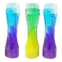 Karic (Pack of 3) Non Toxic Coloured Medium Size Designer Shimmery Beats Crystal Colorful DIY Magic Clay Crystal Mud Putty Toy for Kids(Assorted Colored)