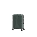 Karl home Hardshell Carry On Luggage with Spinner Wheels, Lightweight PP Hardside Small Suitcase with Built-in Lock &amp; Smooth Zipper, 22 Inch Airline Approved, Dark Green