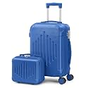 Karl home Hardside Luggage Set 2 Piece with TSA Lock, Dark Blue 12/20