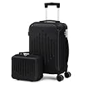 Karl home Hardside Luggage Set 2 Piece with TSA Lock, Dark Blue 12/20