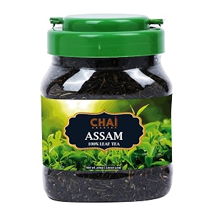 karma kettle chai country assam premium black tea long leaf tea - 200 gm jar